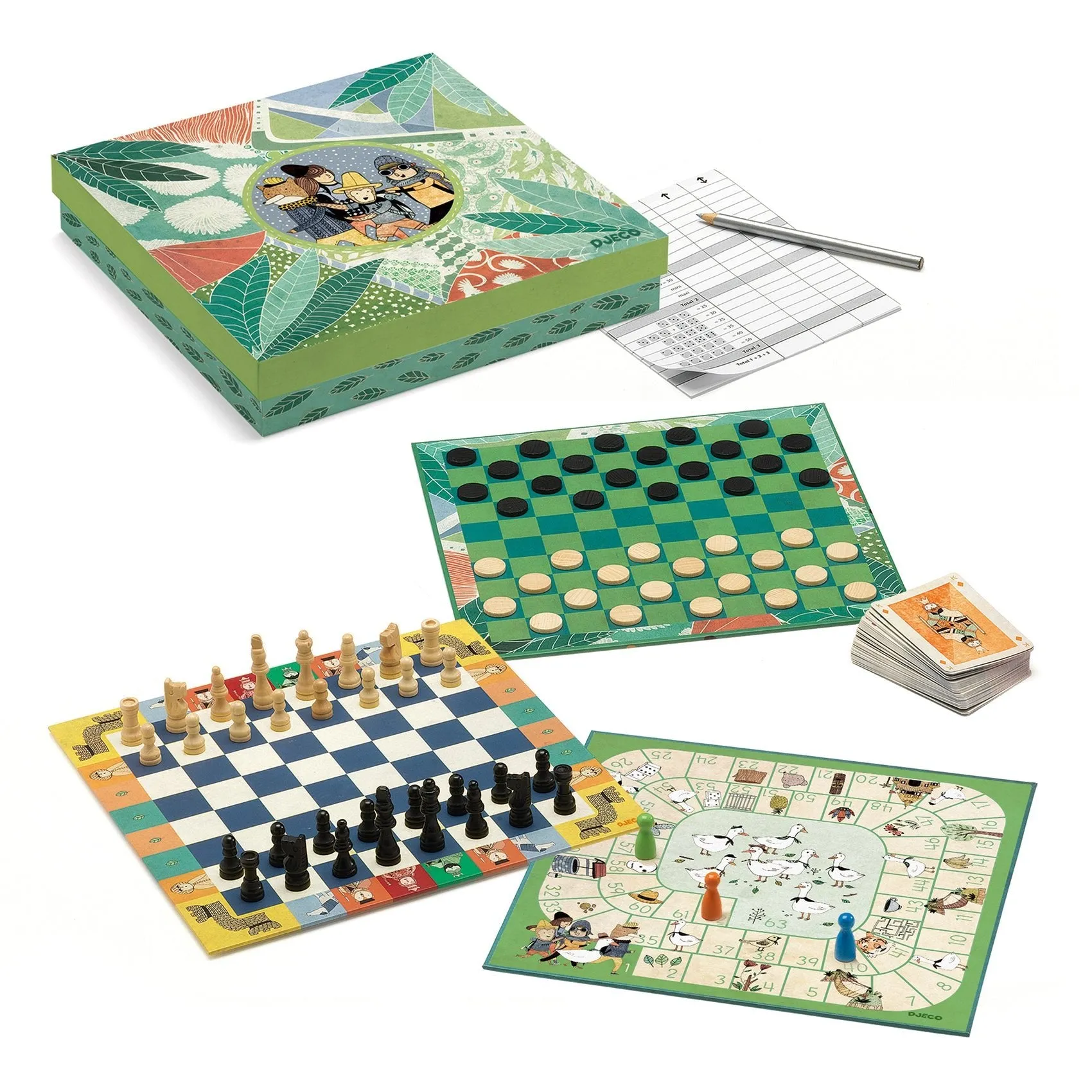 Djeco: 20 Games in a Box  - Classic Game