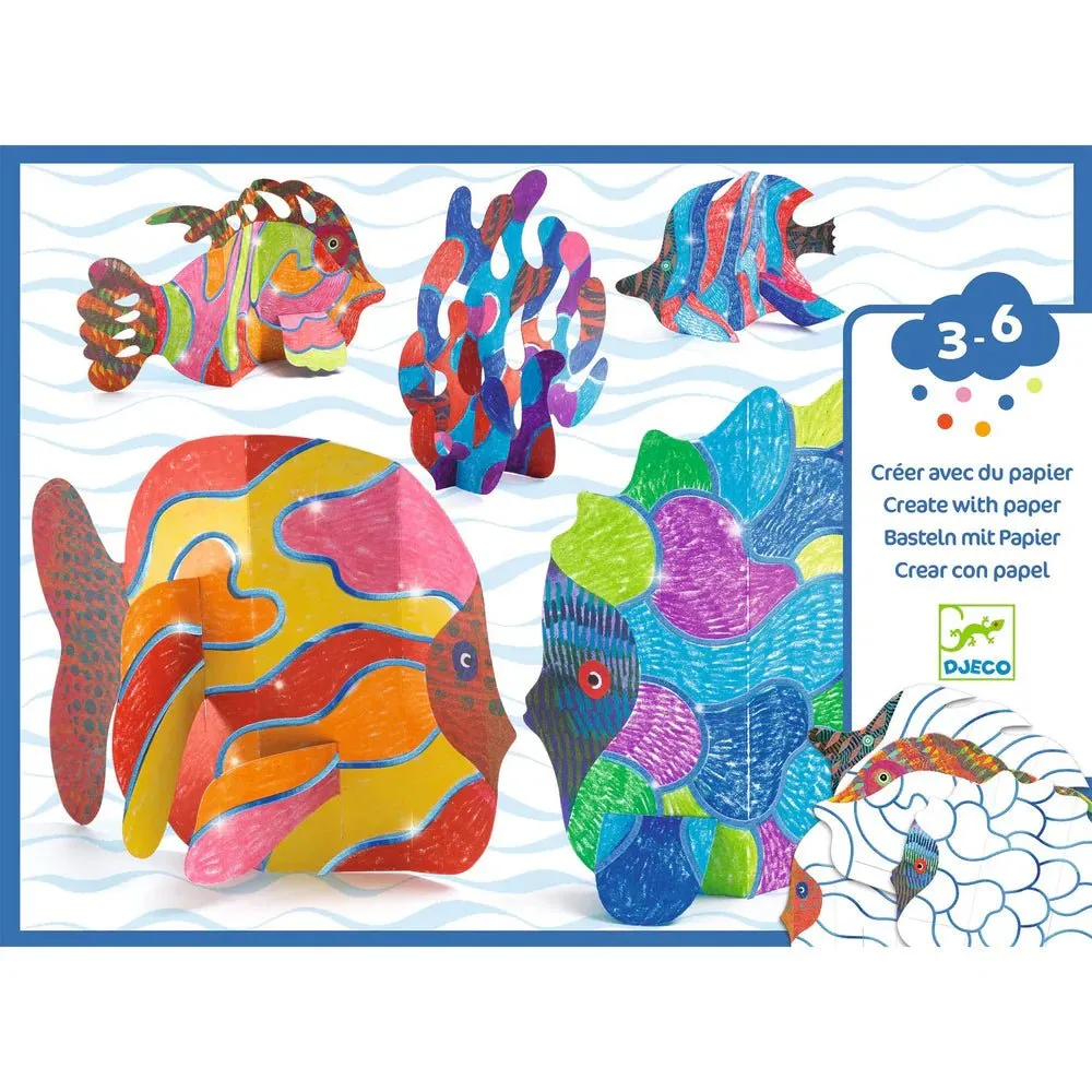 Djeco: Create with Paper - Under the Sea