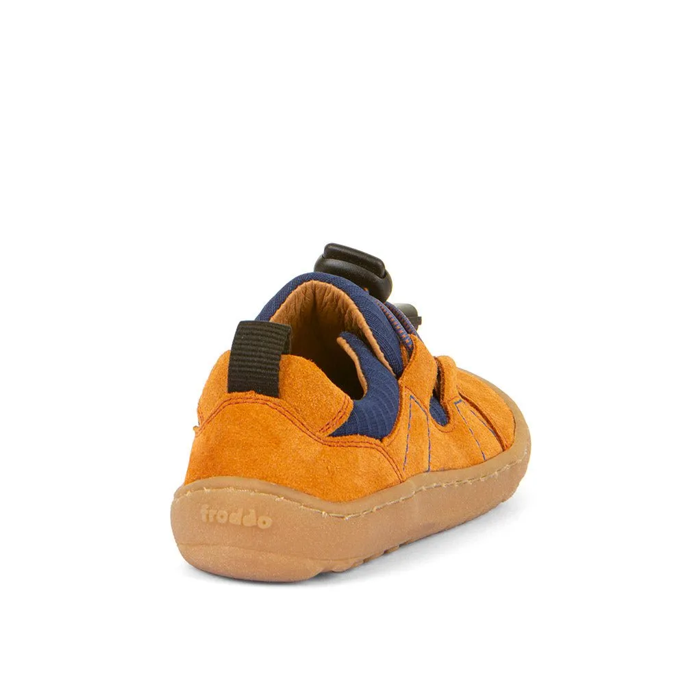 Froddo: Barefoot Track Shoes - Orange / Navy