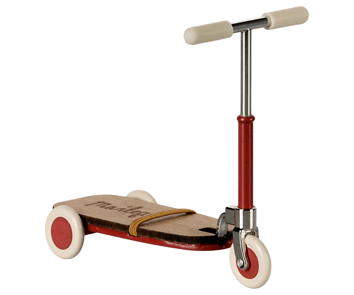 Maileg: Kick board, Mouse - Red