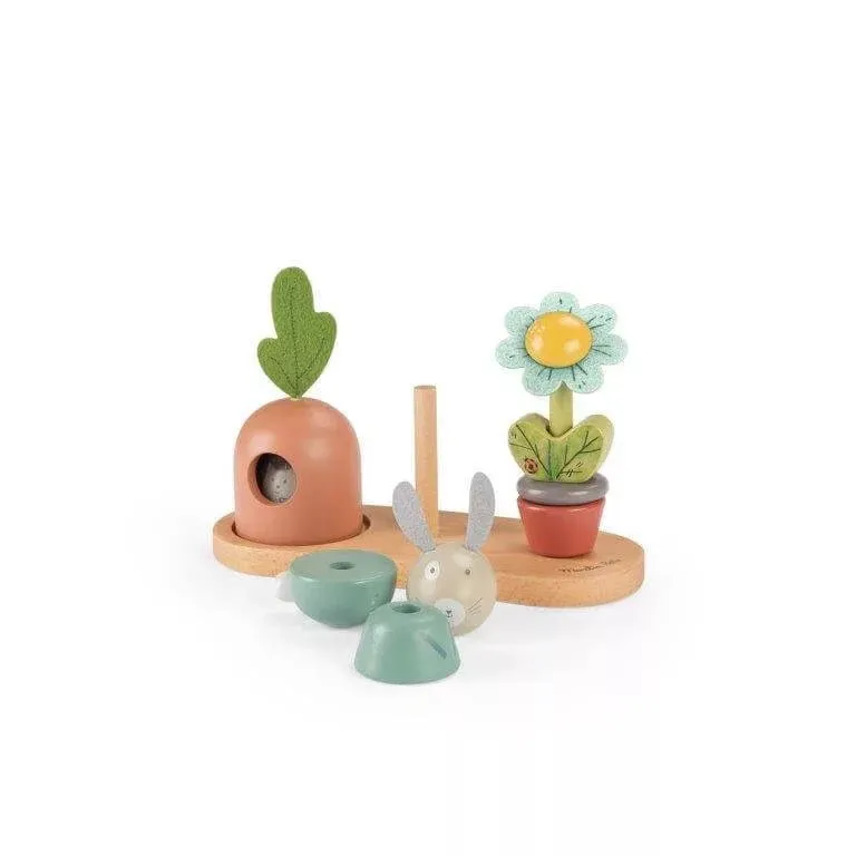 Moulin Roty: Stack-up toy - Trois Petits Lapins