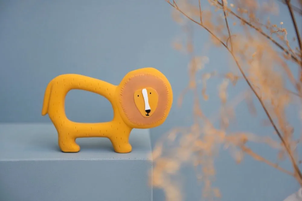 Trixie: Natural Rubber Grasping Toy - Mr. Lion